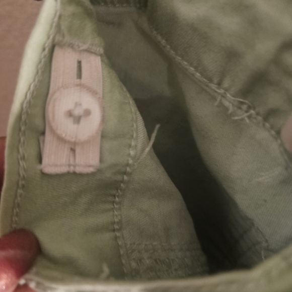 Trendy Kids' Mint Green Wide Leg Utility Jeans - Picture 10 of 13